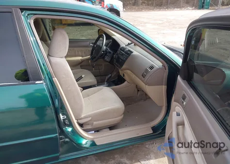 2002 Honda Civic Lx из США, поврежденный, VIN 2HGES165X2H516777